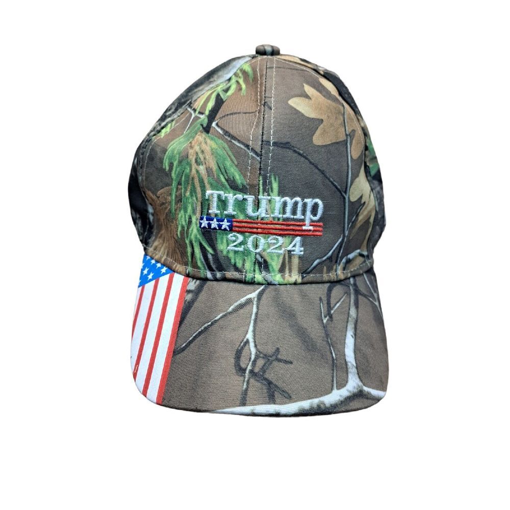 Donald Trump 2024 Hat USA Flag Camo Keep‎ America Great Mesh Baseball Cap NEW